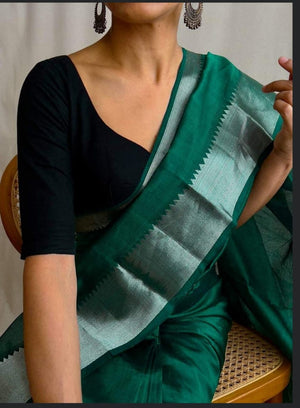 Handwoven Khadi Cotton Saree