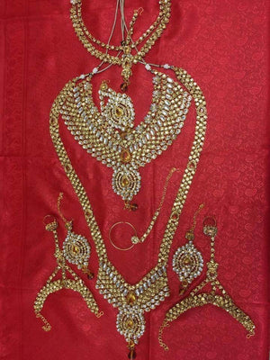 Golden stone Bridal set - Sarang