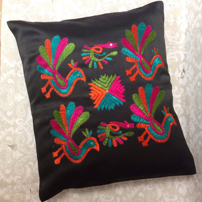 Phulkari Embroidered Cushion Cover