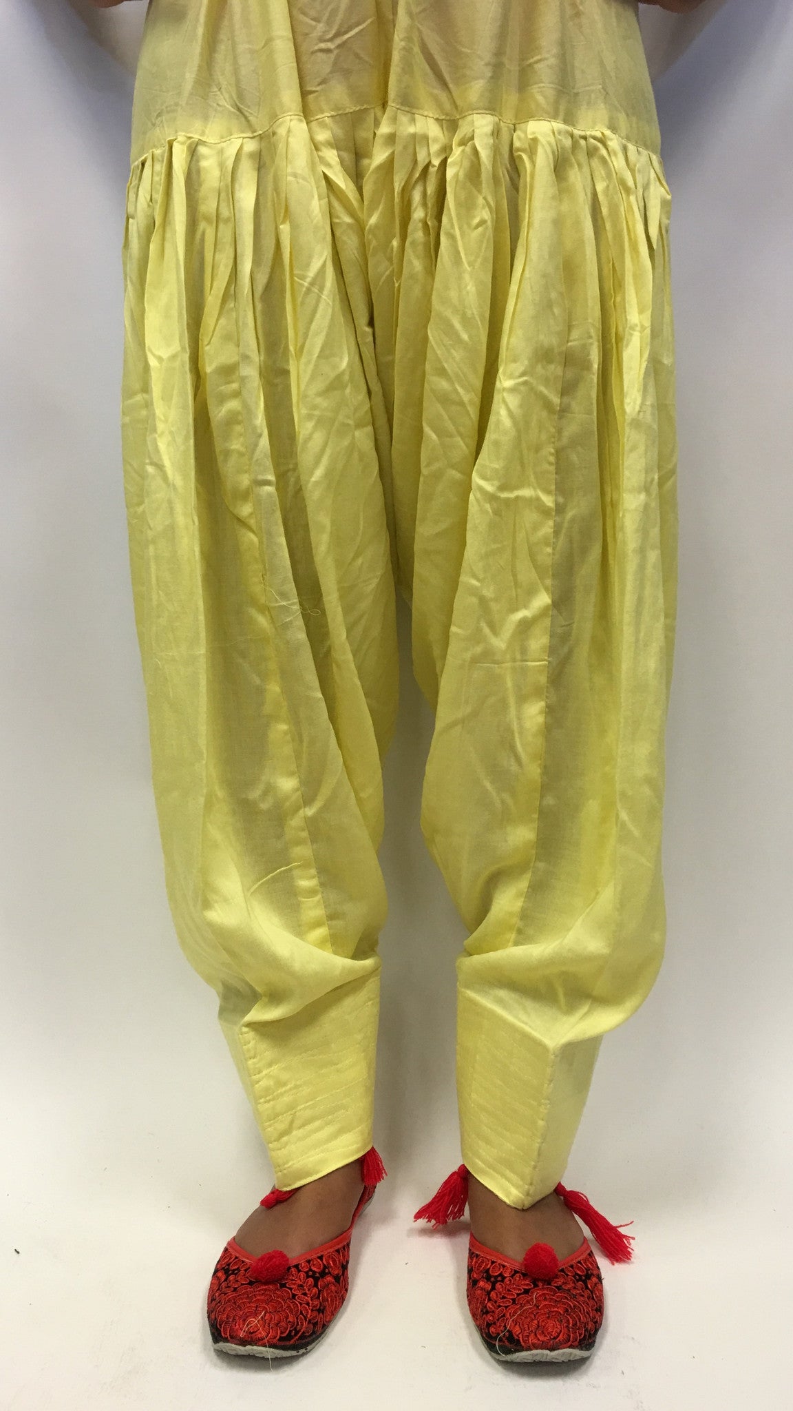 Plain Patiala - Yellow - 2