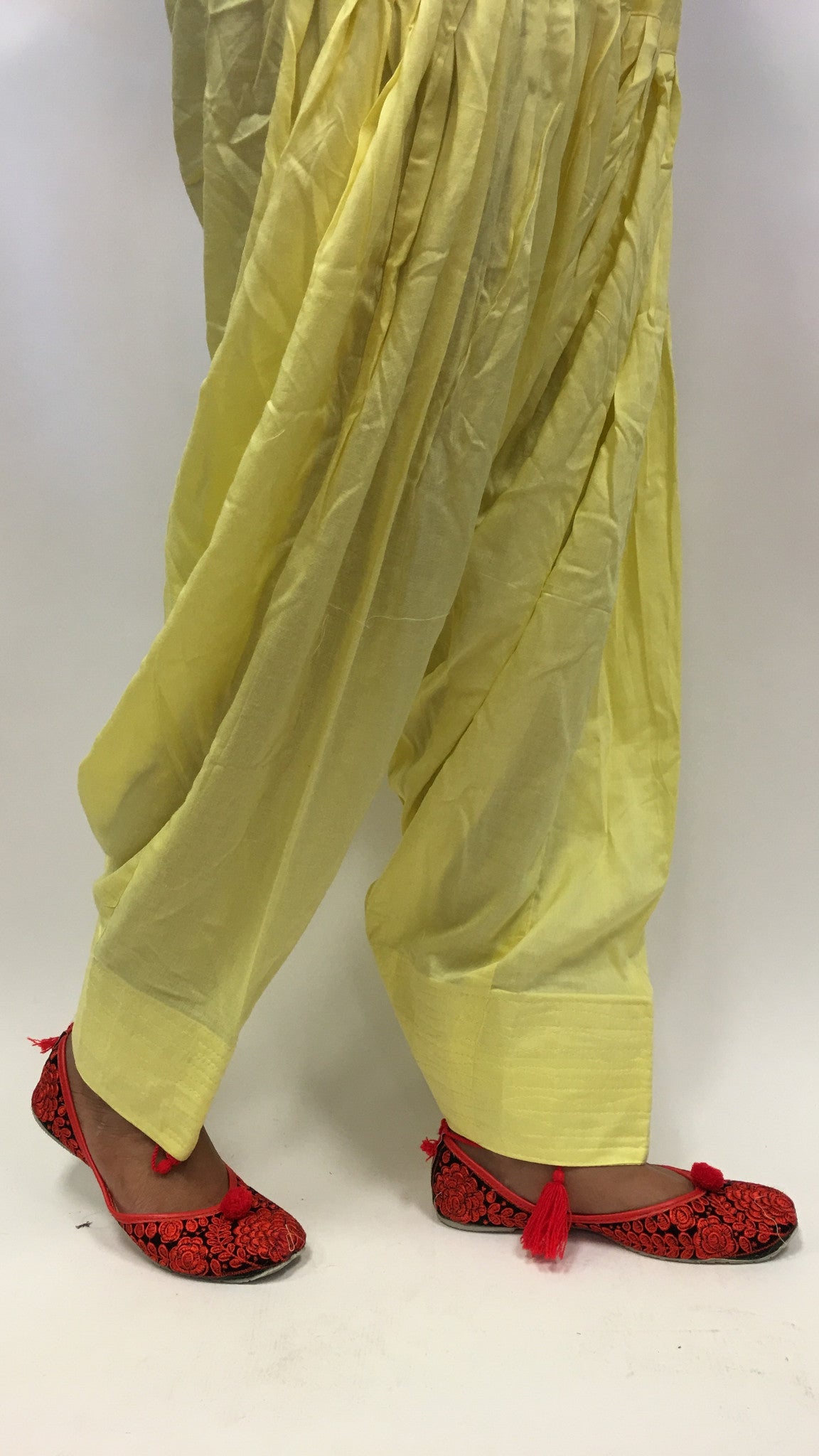 Plain Patiala - Yellow - 1