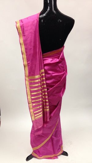 Banarasi Silk Saree - Pink - 2