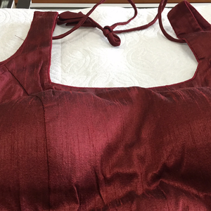 Custom Made Silk Sleeveless Blouse