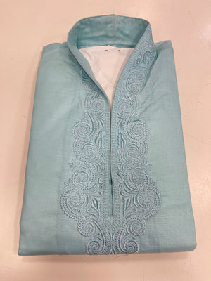 Men Cotton/Linen  Kurta Pajama Set