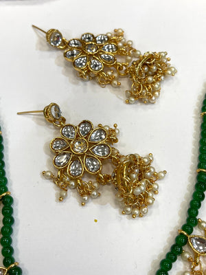 Royal Indian Traditional Style Kundan Necklace Set