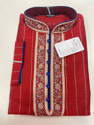 Mens Embroidered Kurta Pajama Set