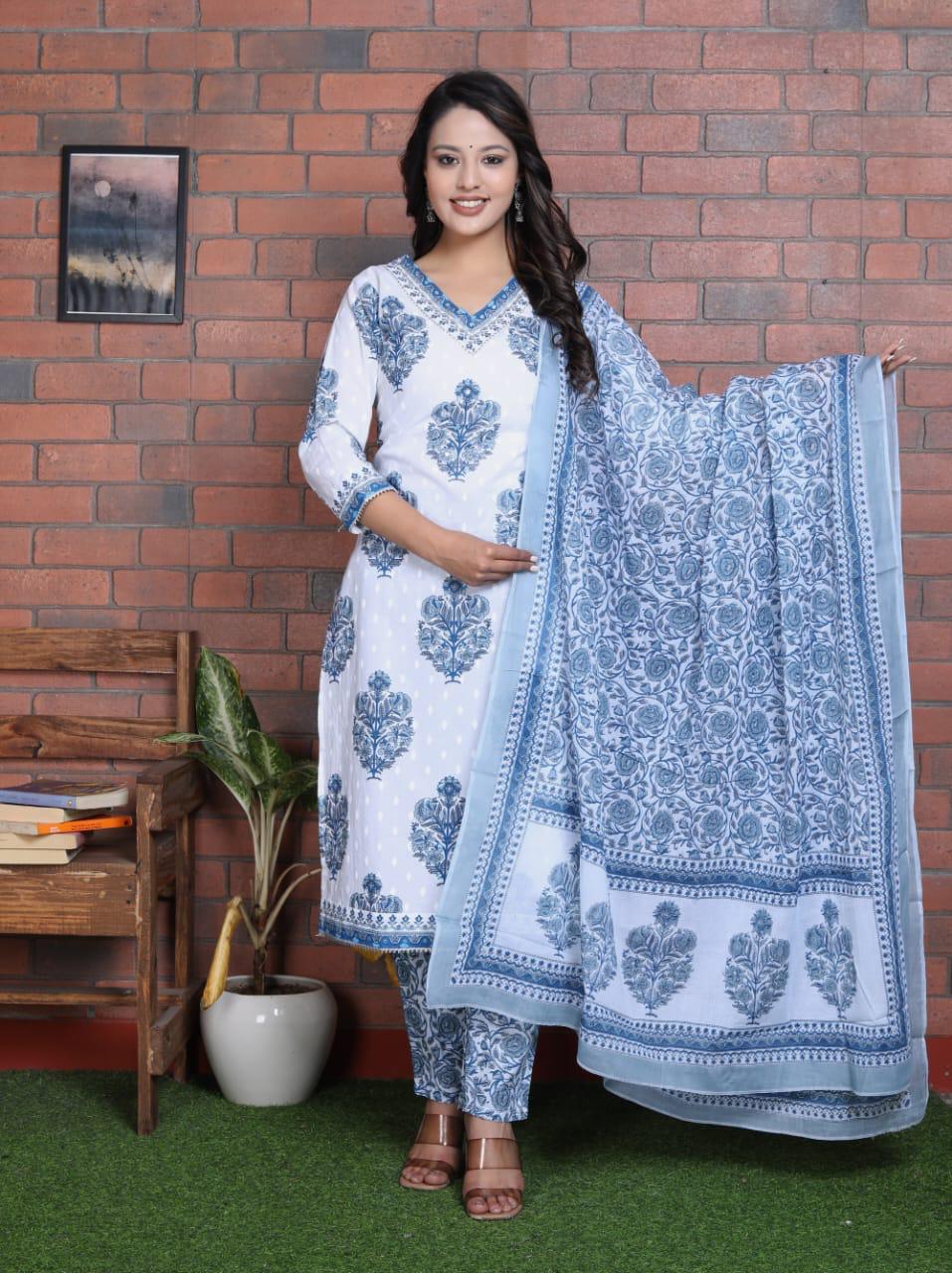 Luxury Cotton Palazzo Sets