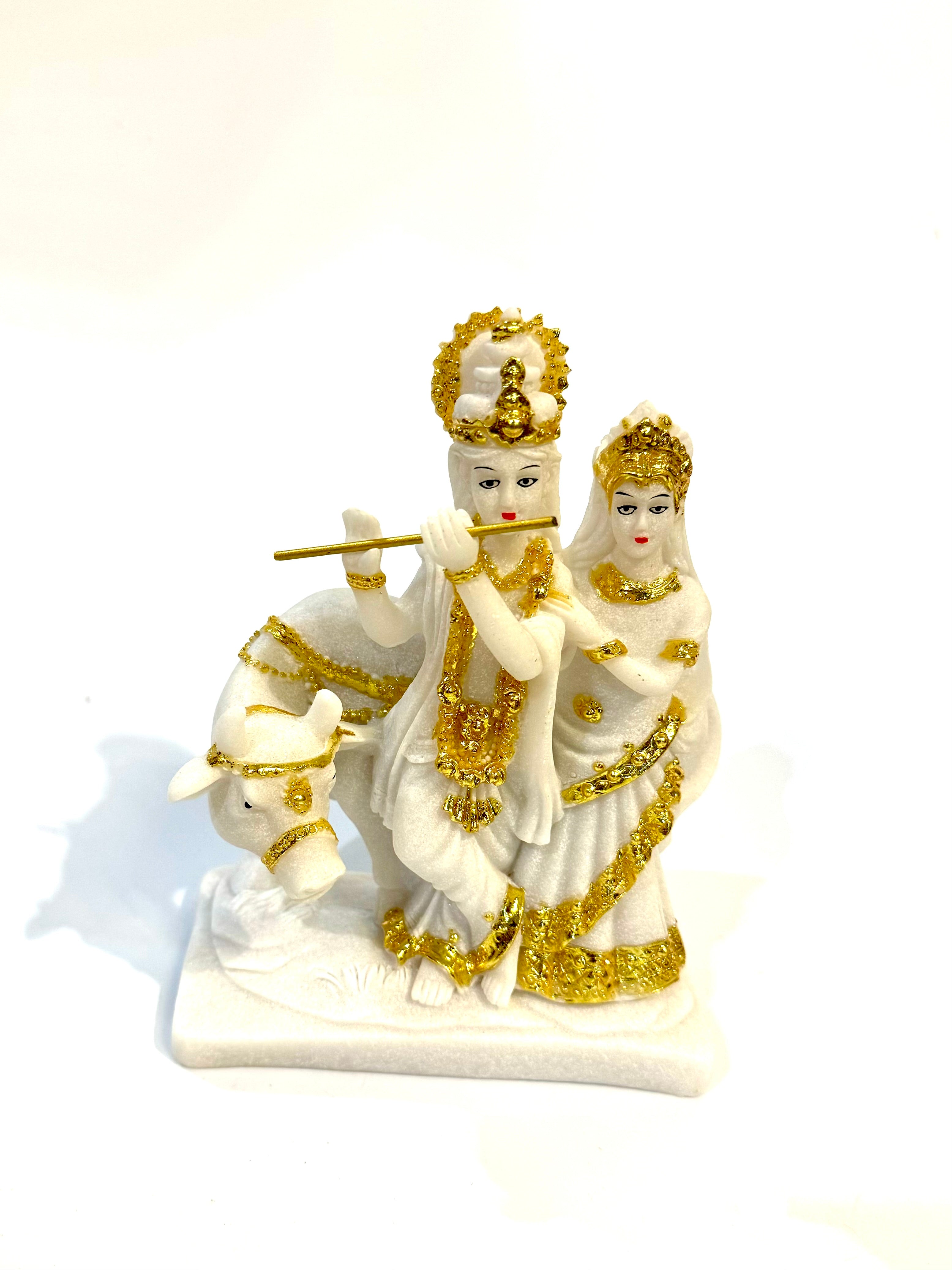 Marble Radha Krishna Statue