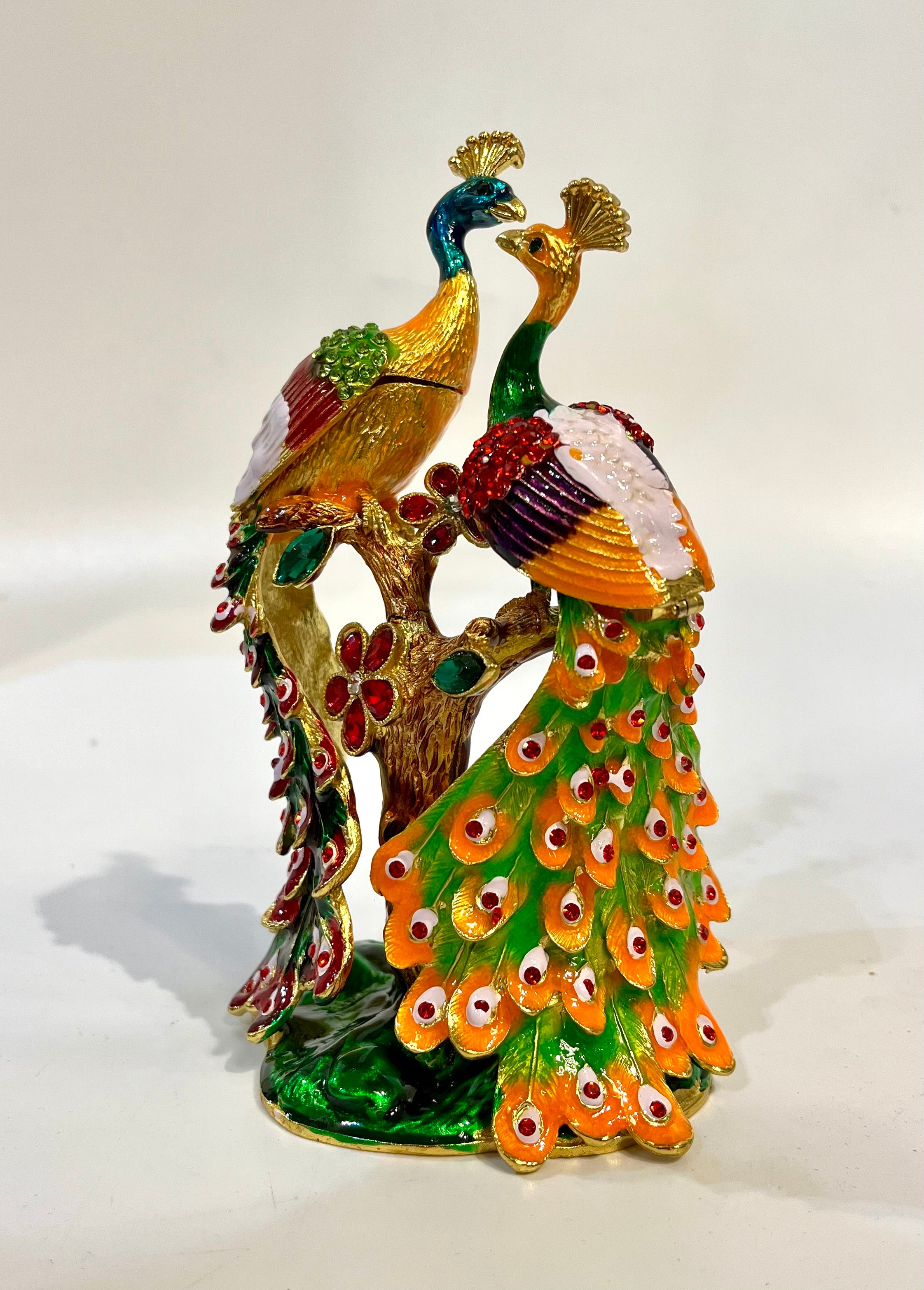 Peacock Couple Trinket