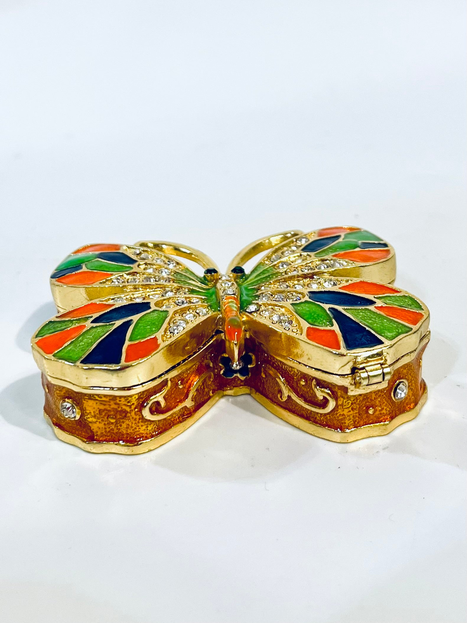 Butterfly Jewelry Trinket Box/ Decorative Piece