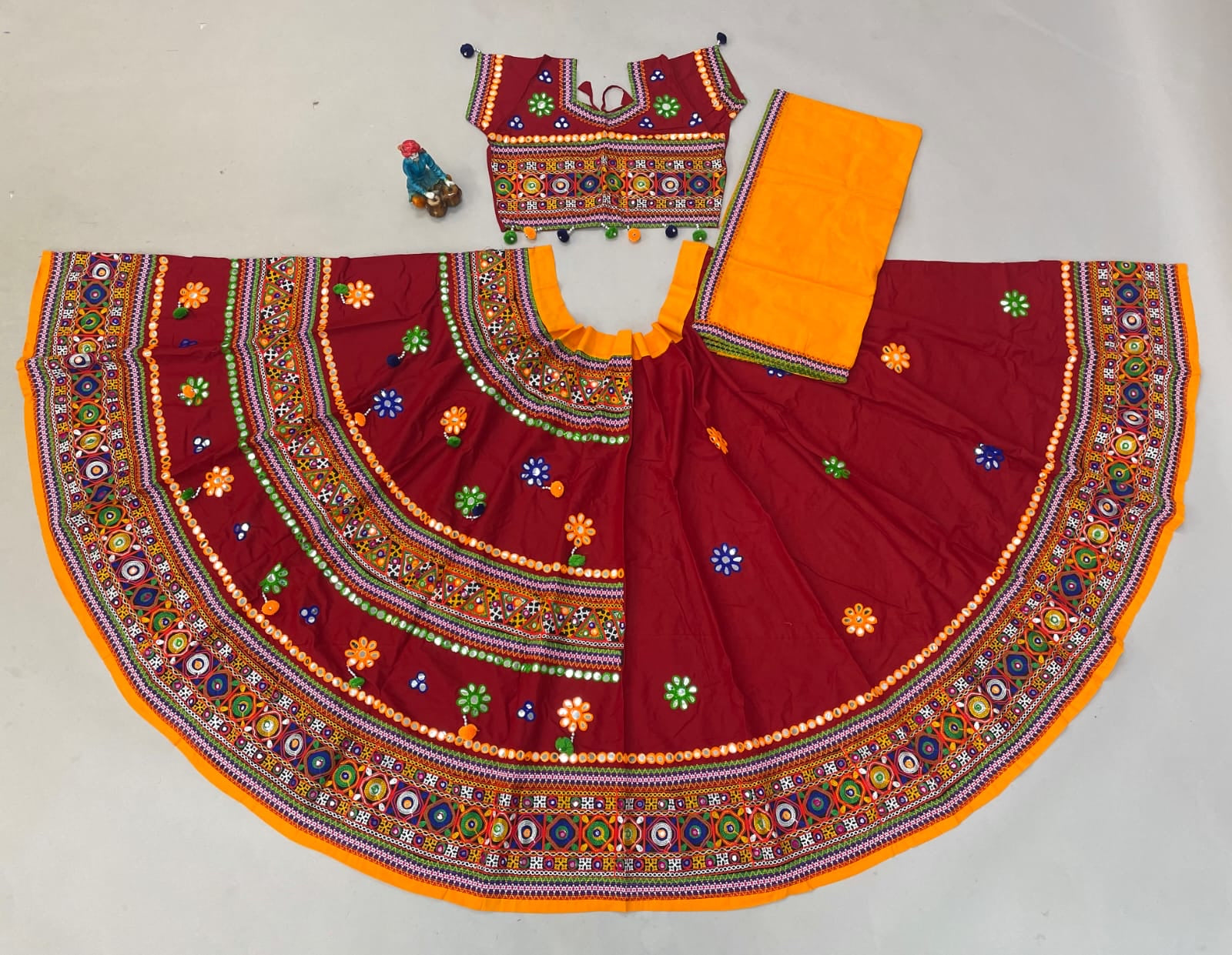 Fully Embroidered Garbha Sets