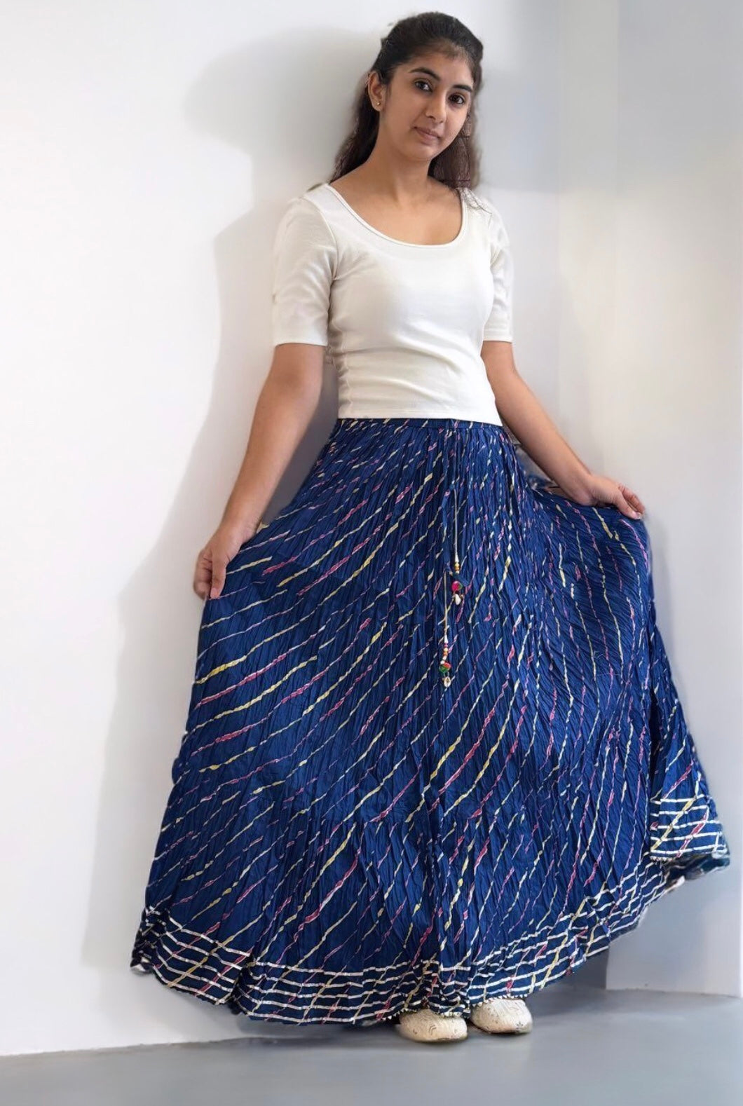 Cotton Stripped Skirts