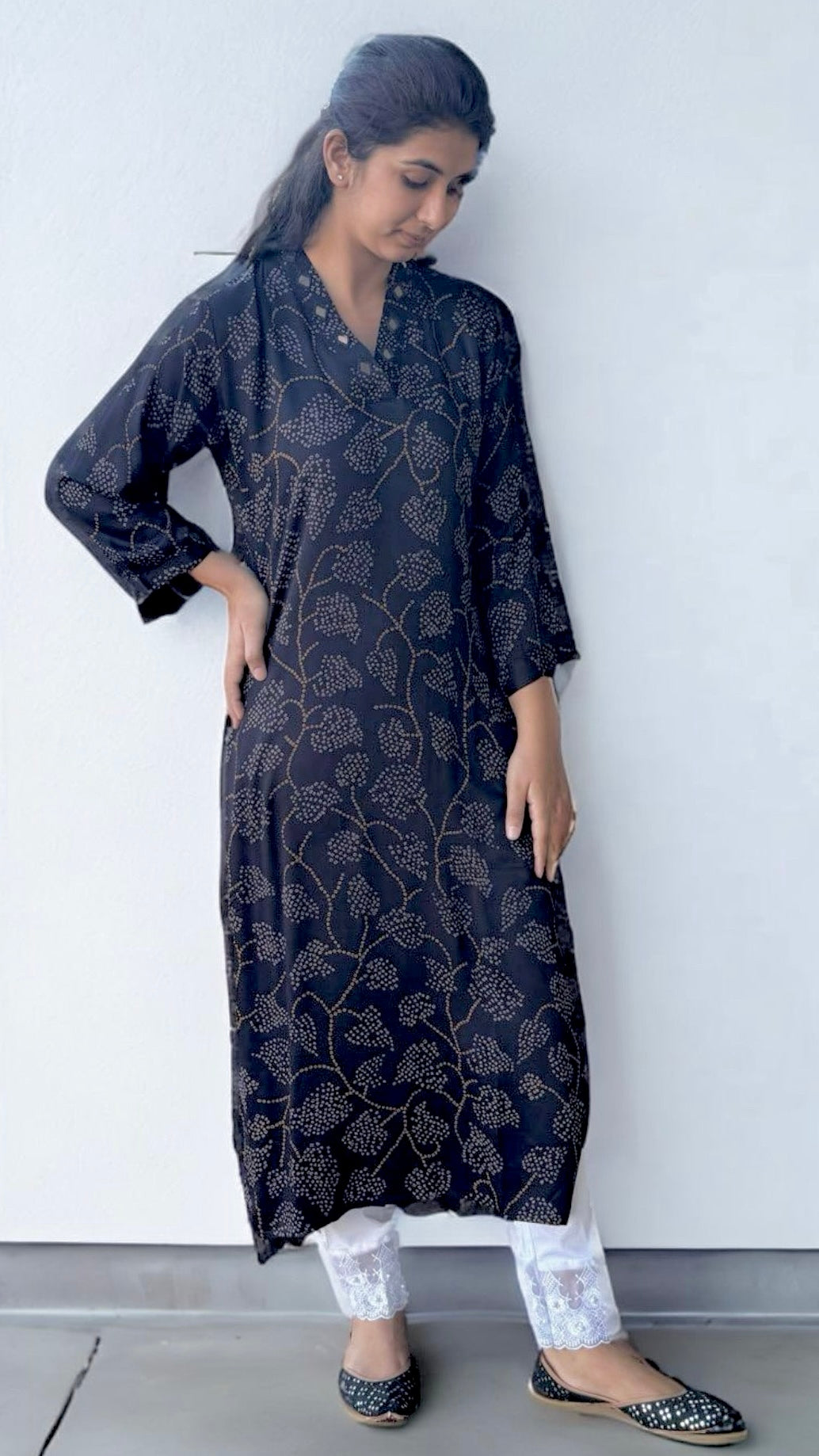 Bandhani Summer Cotton Kurta