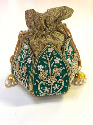 Lotus Potli Bag