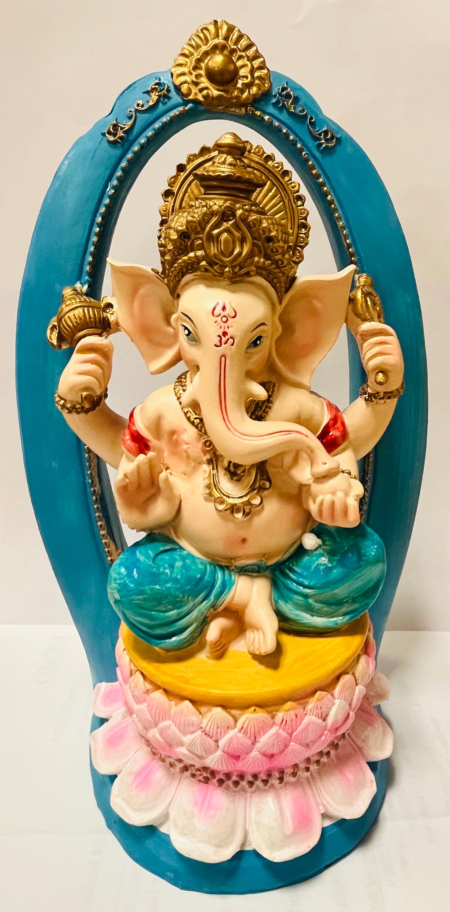 Ganesh On Lotus