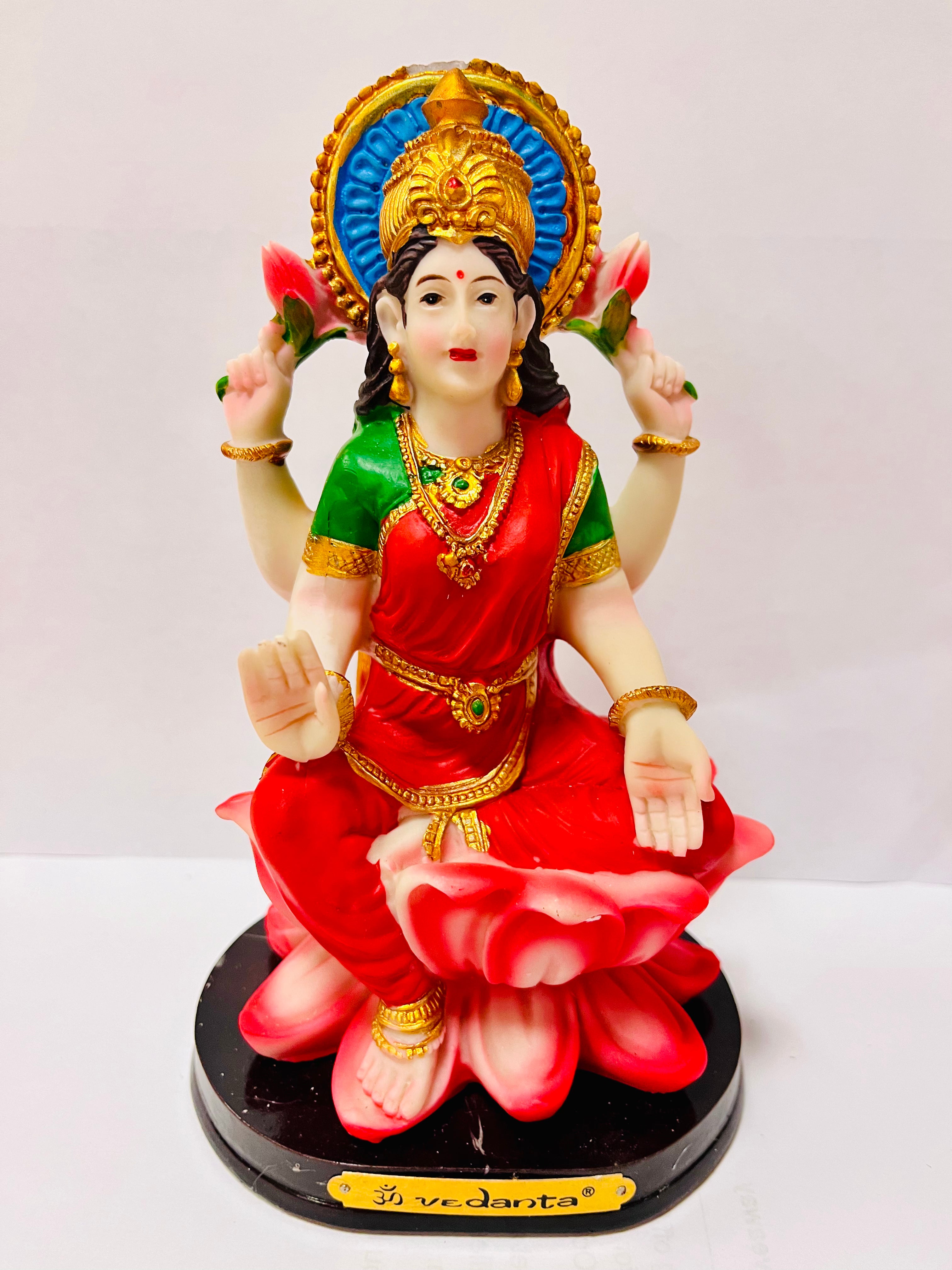 Red Lakshmi Statue