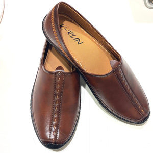 Men's Leather Loafer Shoes Slip On Soft Walking Shoes