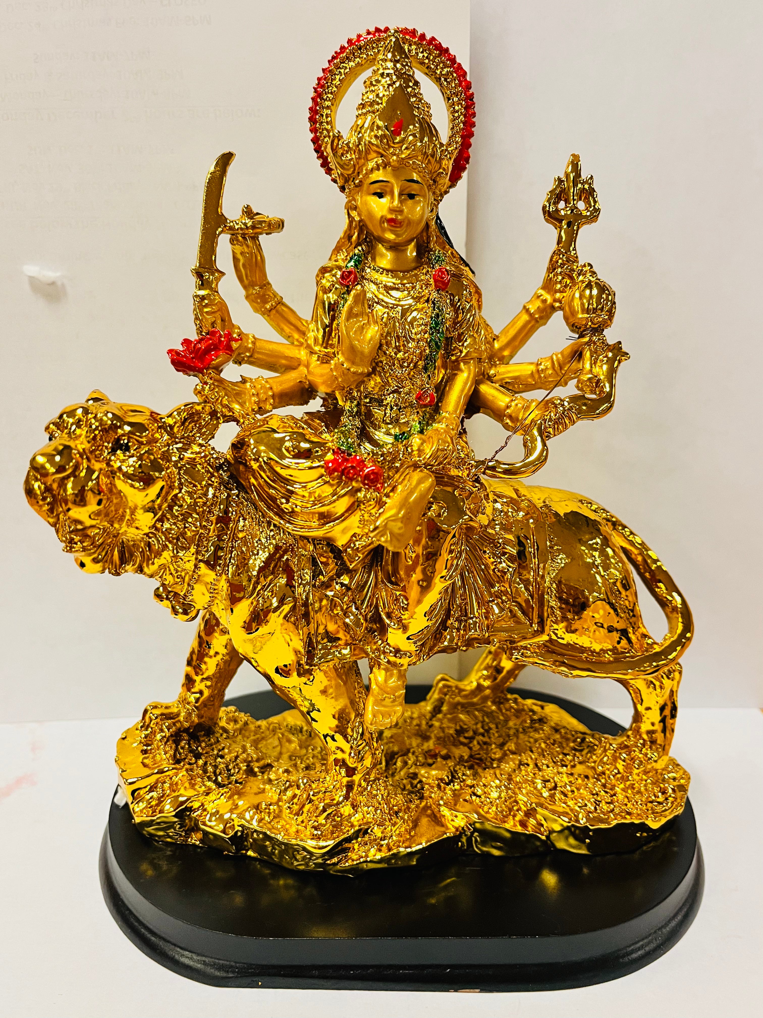 Gold Durga Statue