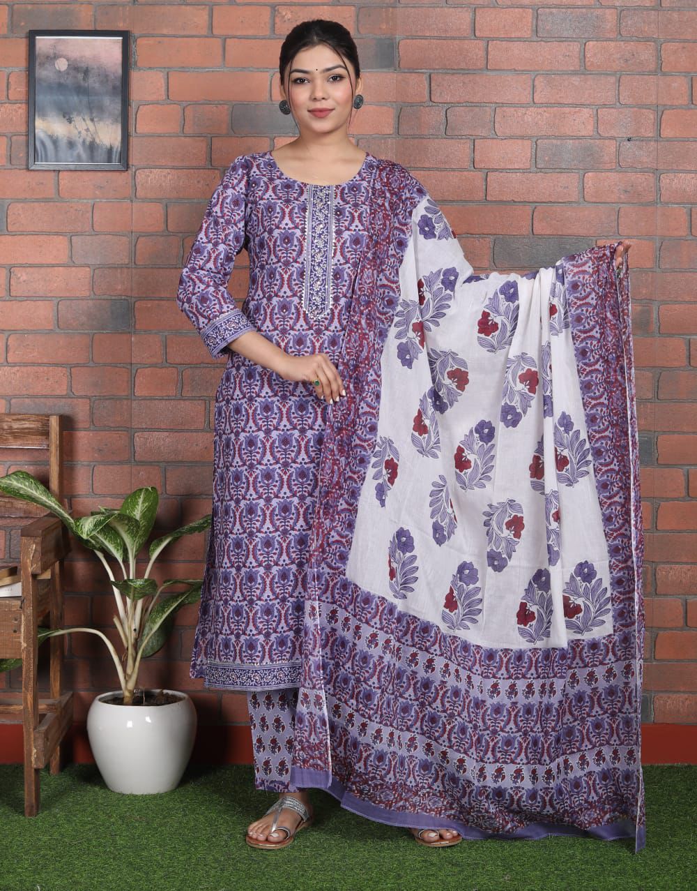 Women's Cotton Palazzo Sets