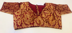 Custom Made Brocade Silk Blouse