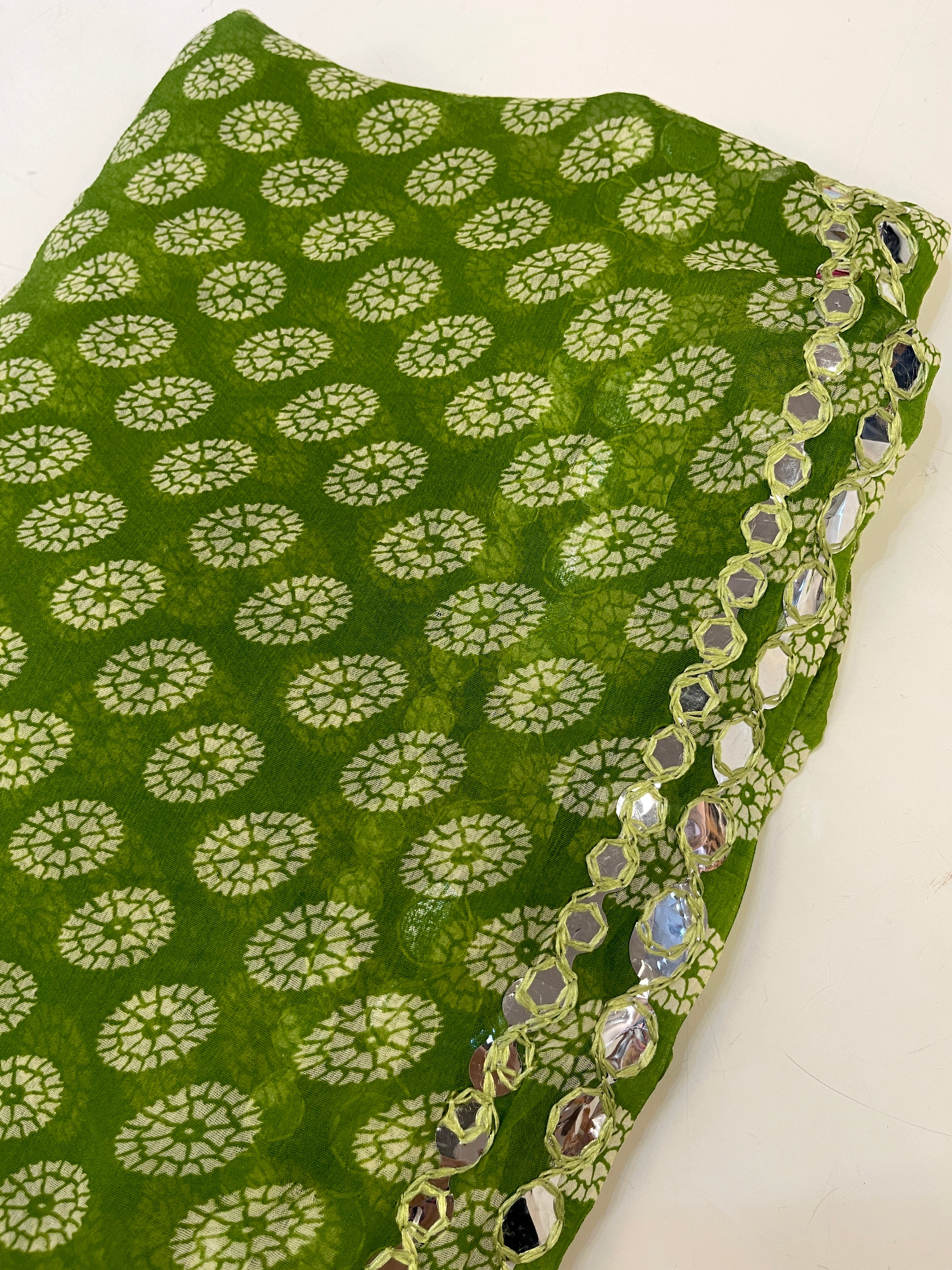 Chiffon Mirrorwork Dupatta