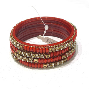 Glass Bangle/Bracelet Set