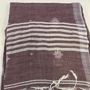 Women's Handwoven Mauve Sari