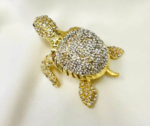 Mini Brass Turtles