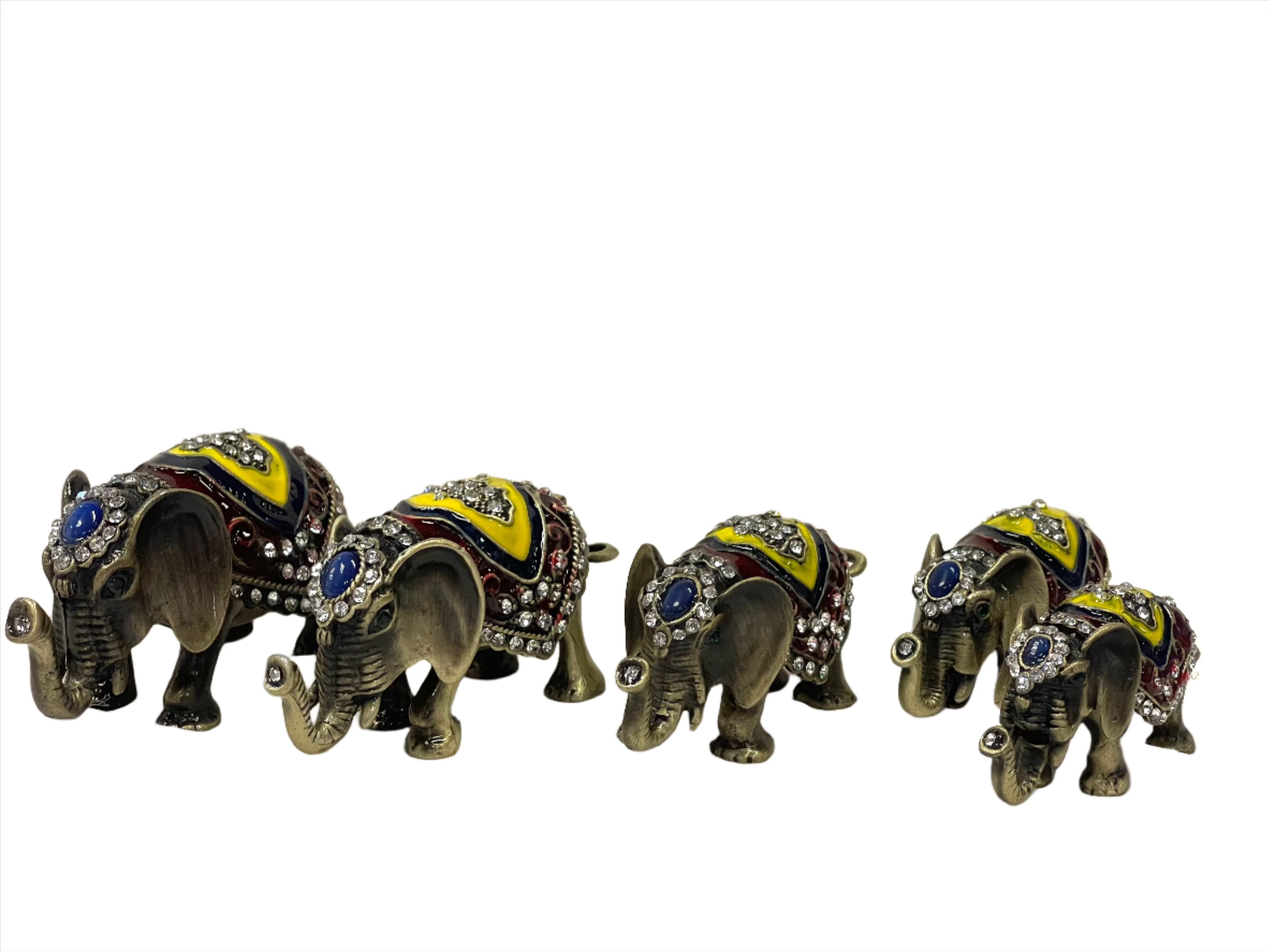 Five Mini Elephant Set