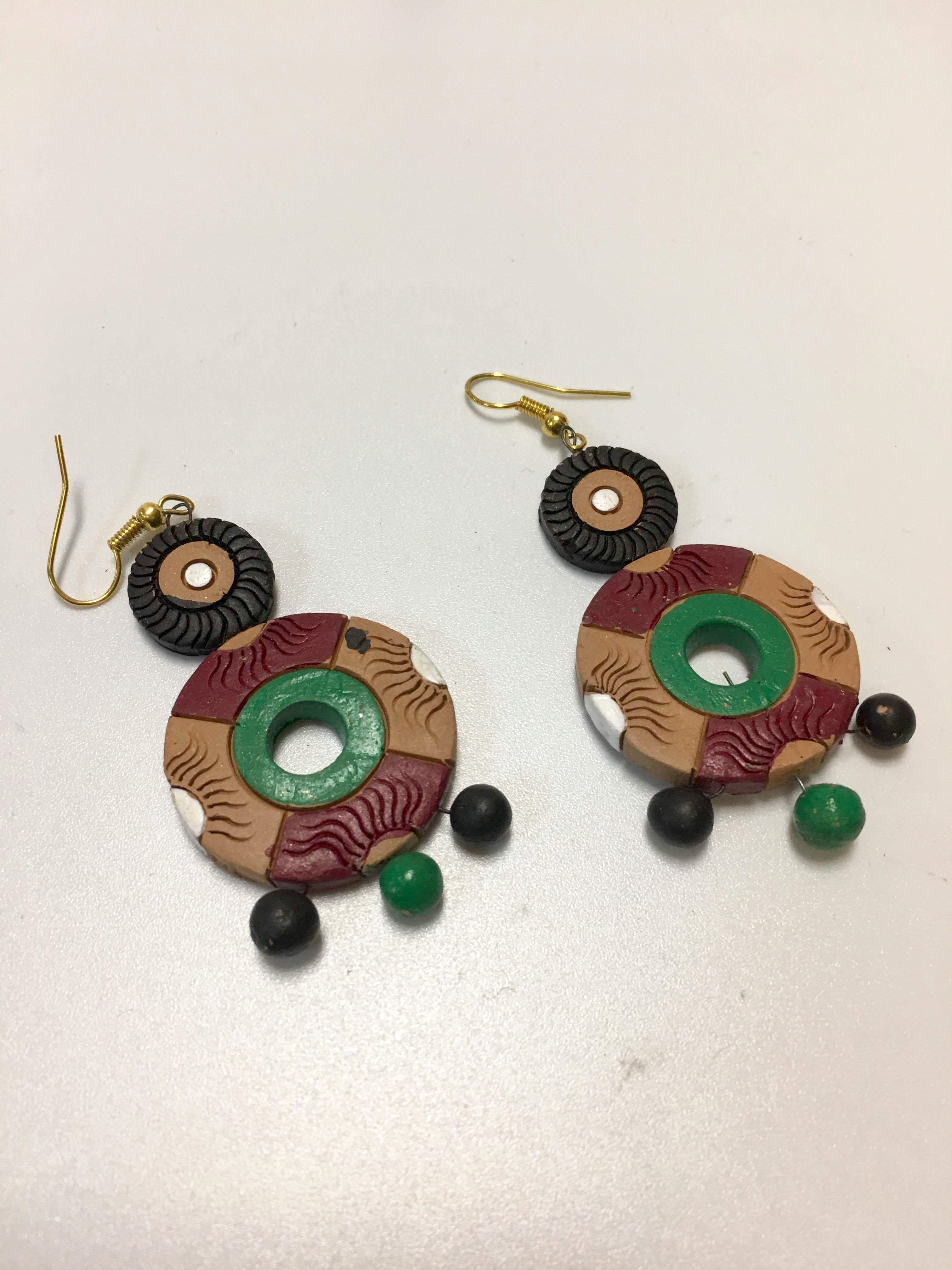 Handmade Terra Cotta Earrings