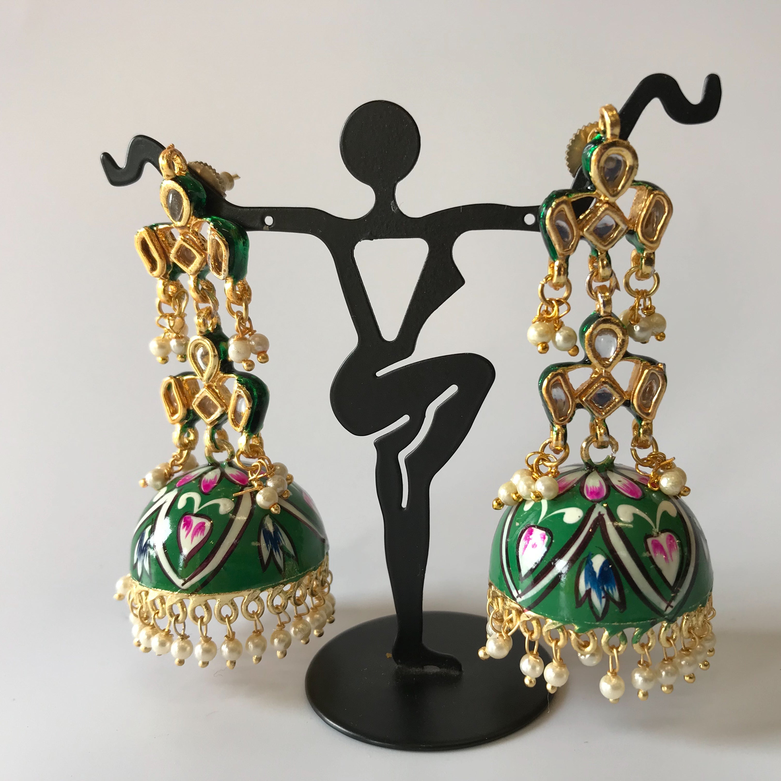 Exclusive Hand Painted Jhumka