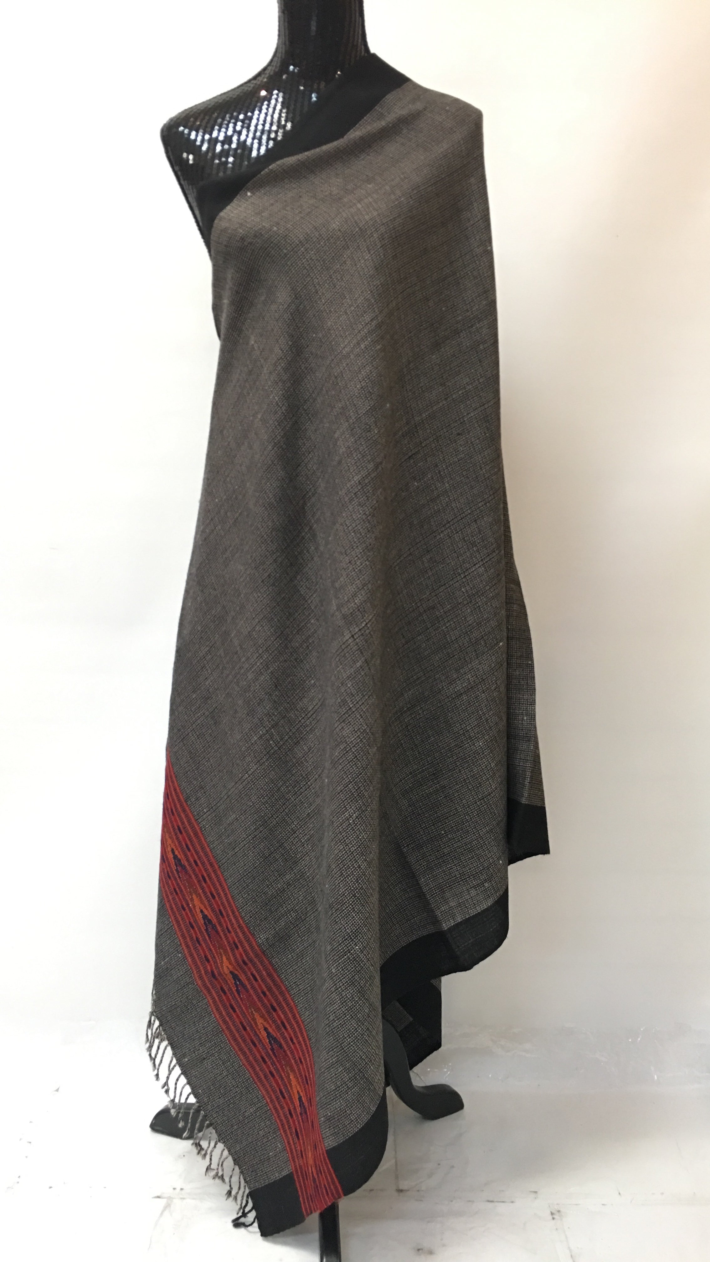 Kullu Handmade/Handloom Wool Shawl/Stole Large Wrap Scarf Throw/Woolen Blanket