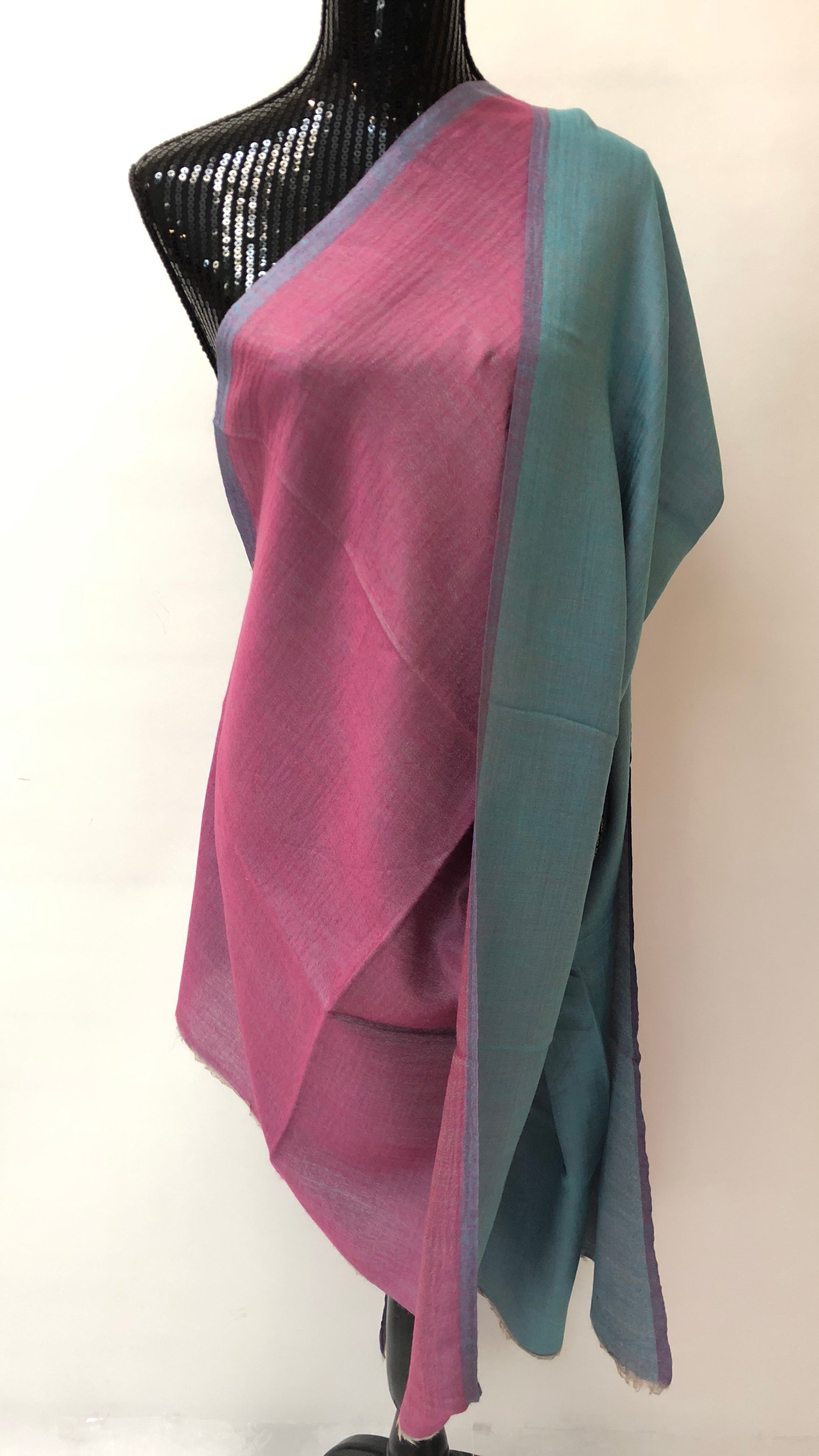 Double Sided Rayon Scarf/Shawl