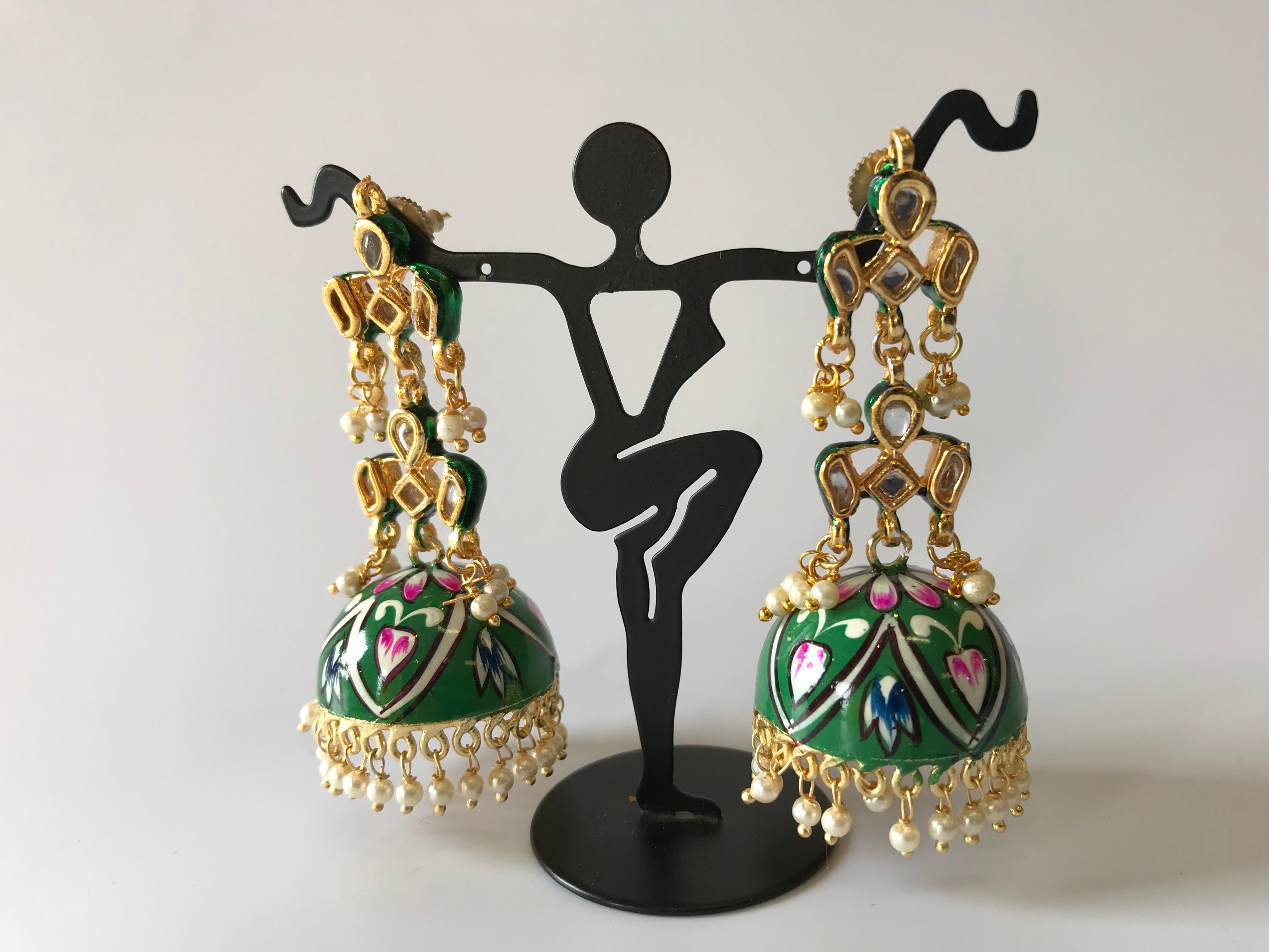 Exclusive Hand Painted Jhumka