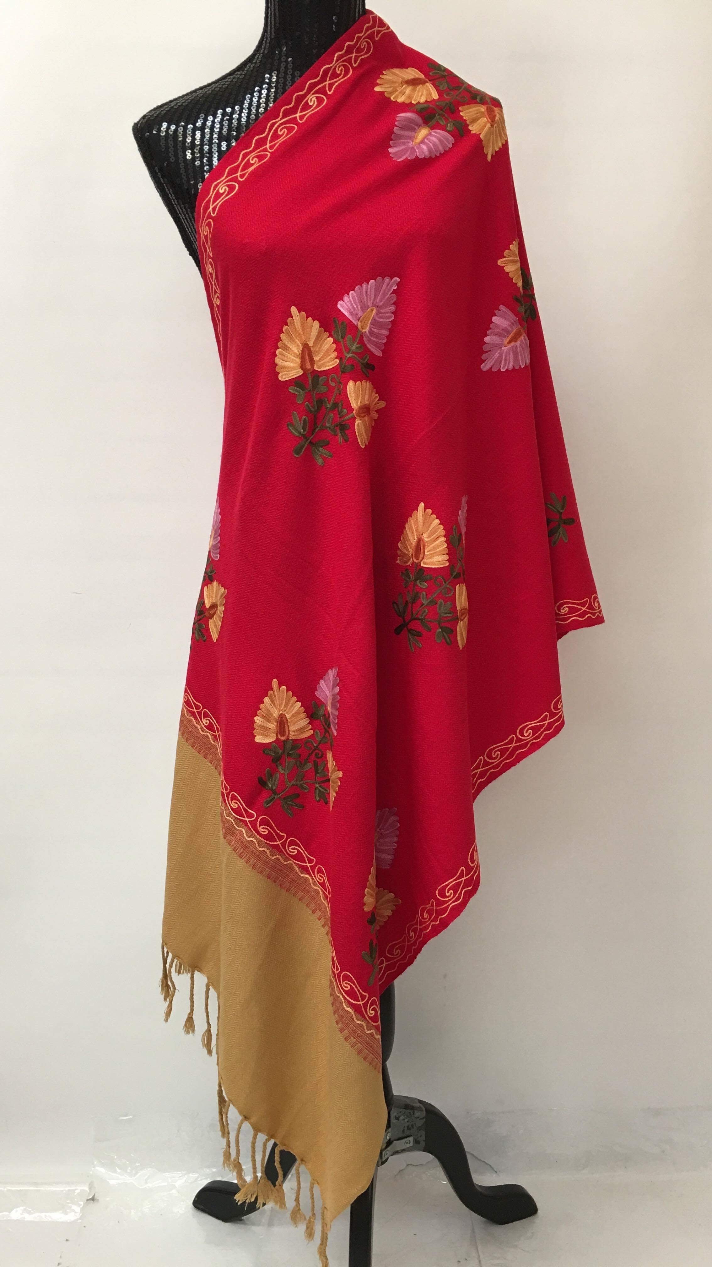 Kashmiri Embroidered Shawl