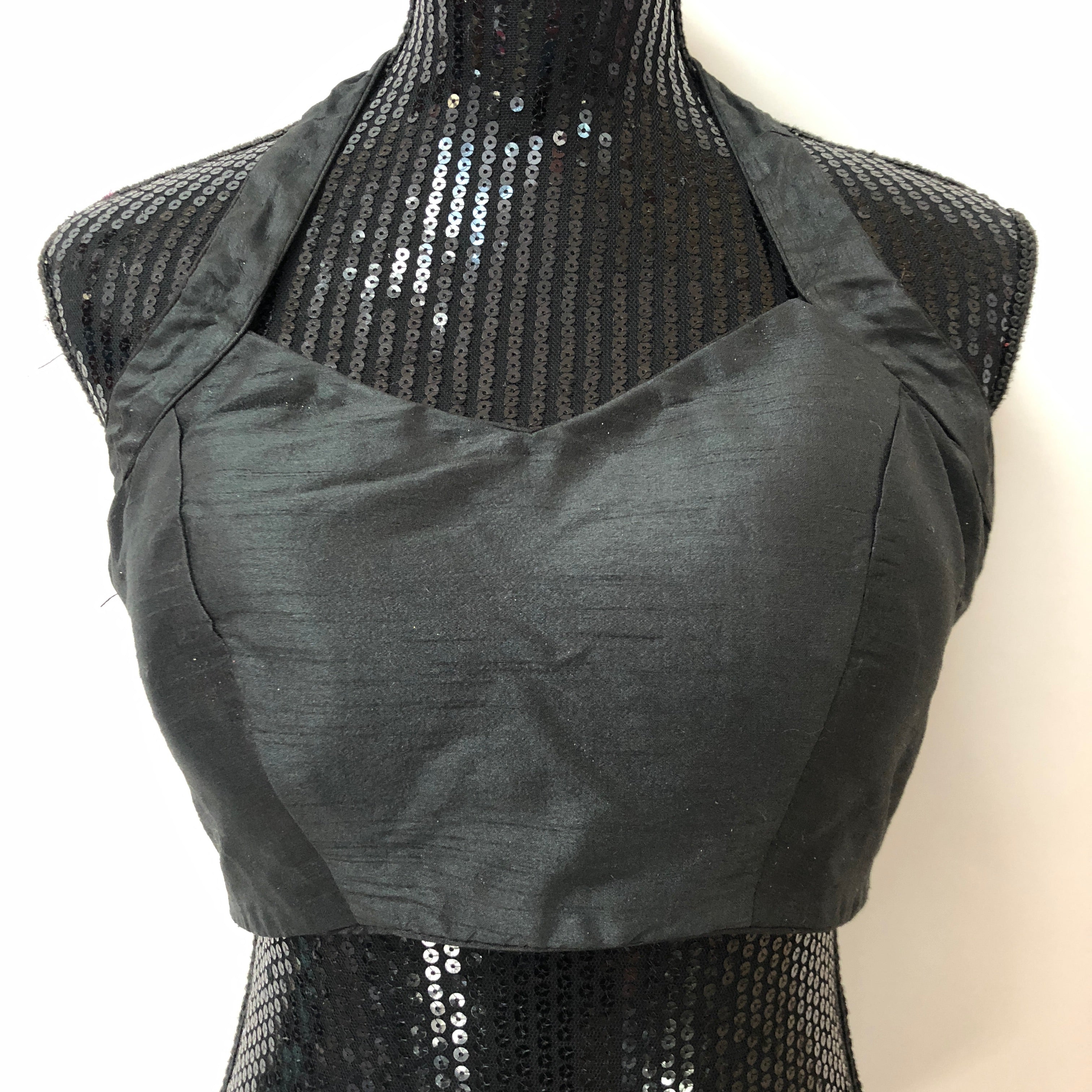 CUSTOM MADE BLOUSE- BLACK