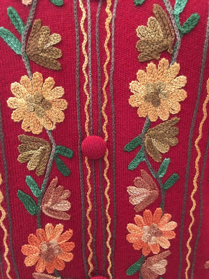 Winter Special Embroidered Woolen Kurta