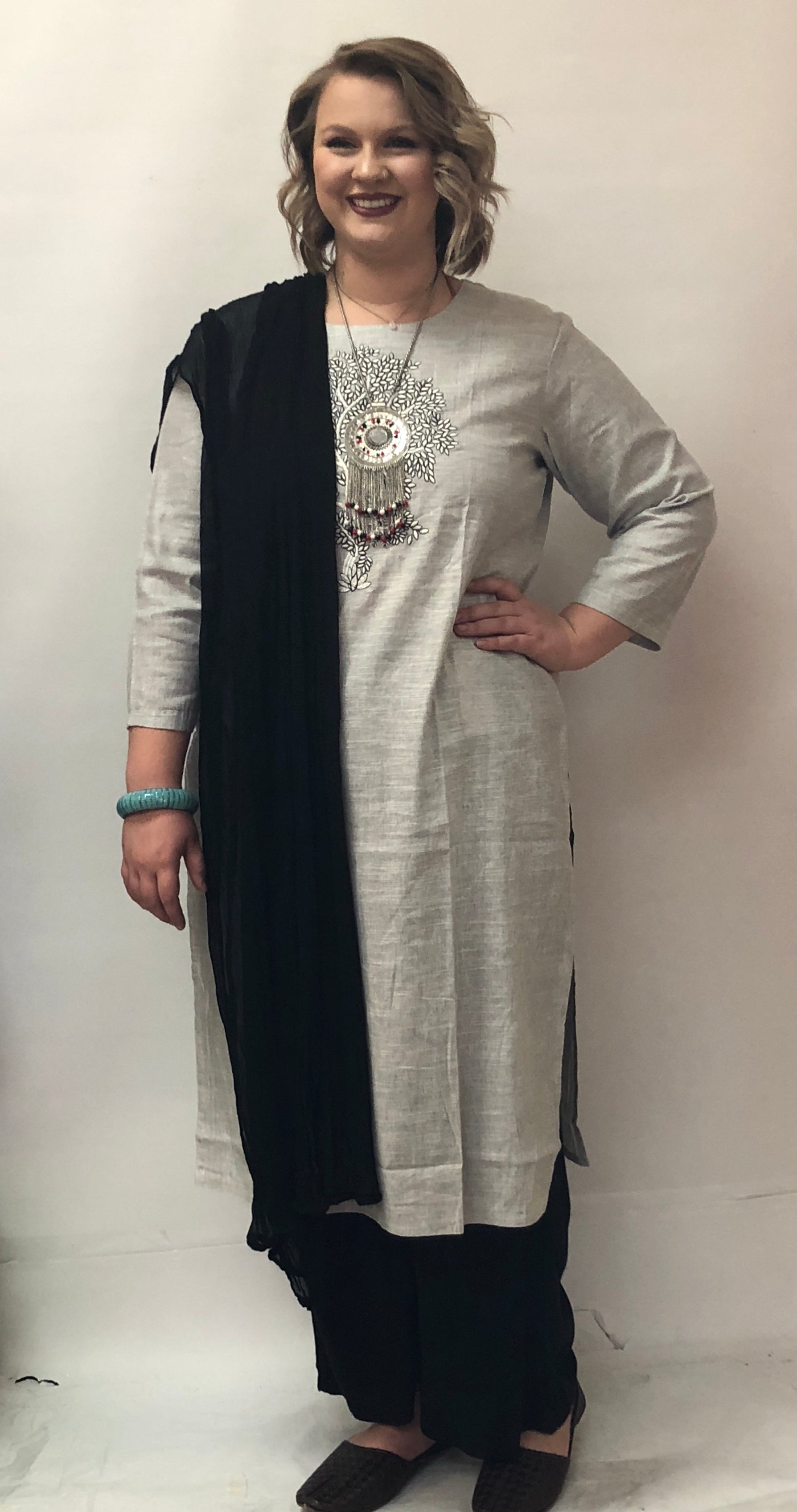 Plus Size Rayon Kurta (More patterns)