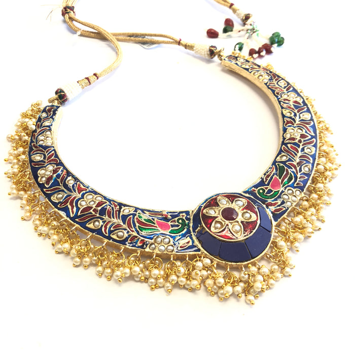Meenakari Handpainted Necklace