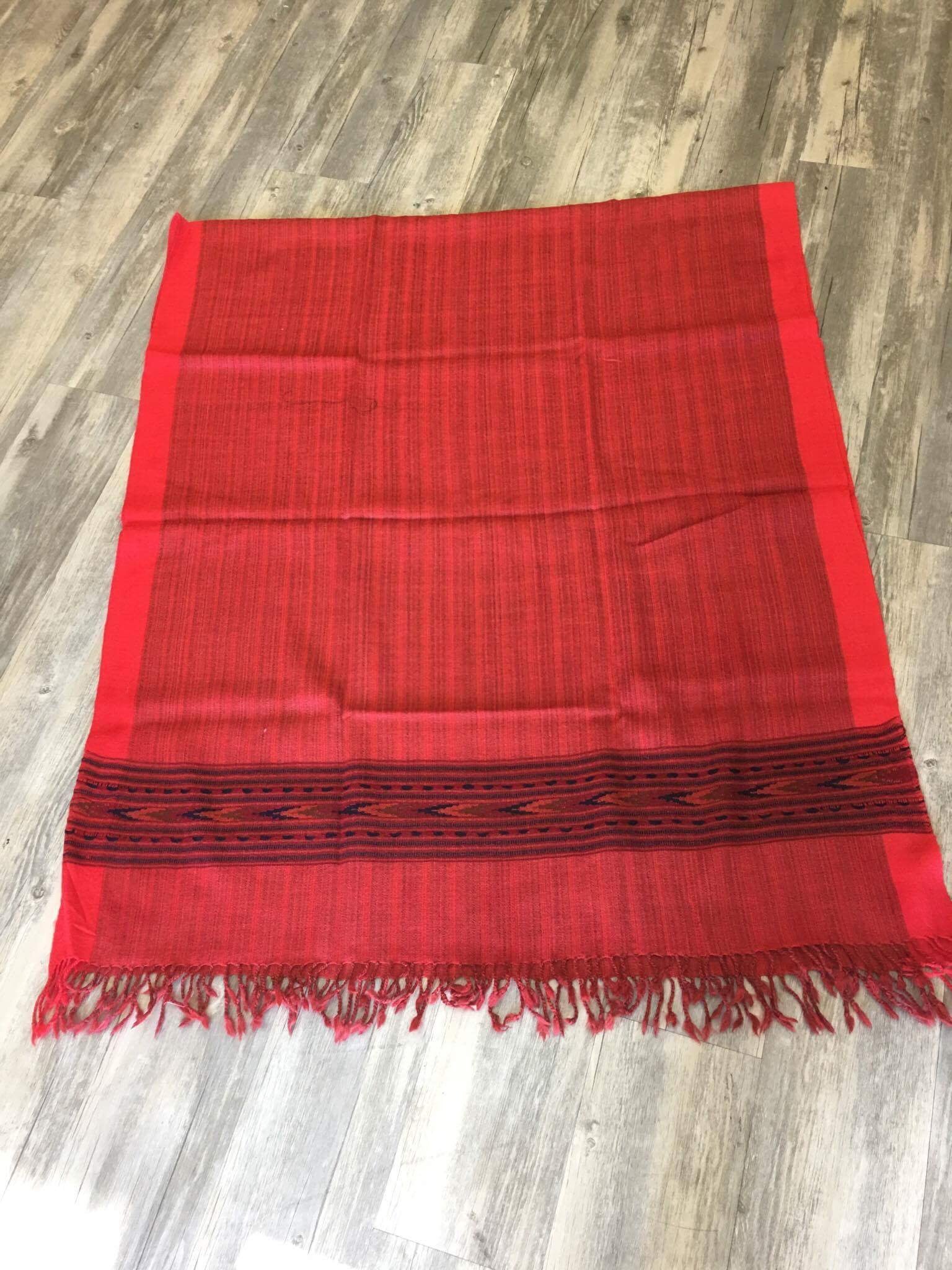 Kullu Handmade/Handloom Wool Shawl/Stole Large Wrap Scarf Throw/Woolen Blanket