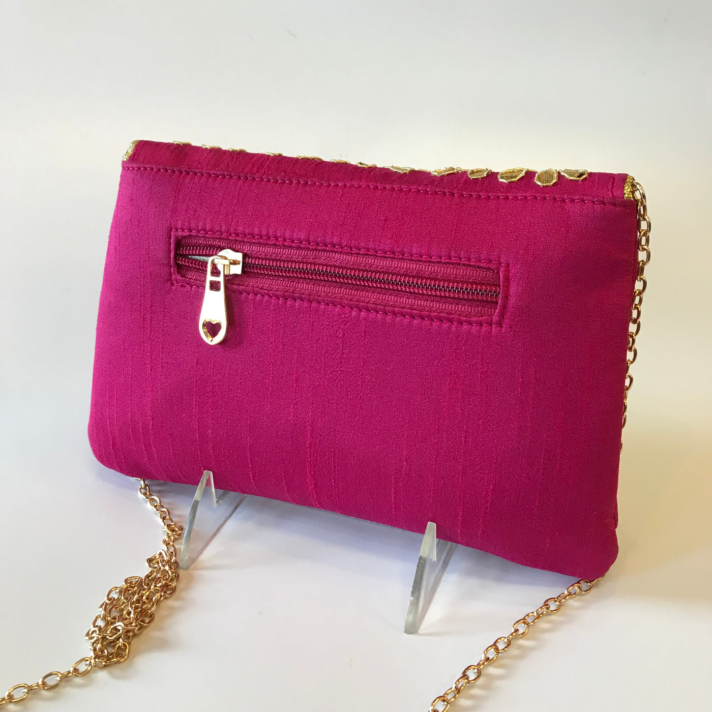 Buy Pink Clutches & Wristlets for Women by Golden Peacock Online | Ajio.com