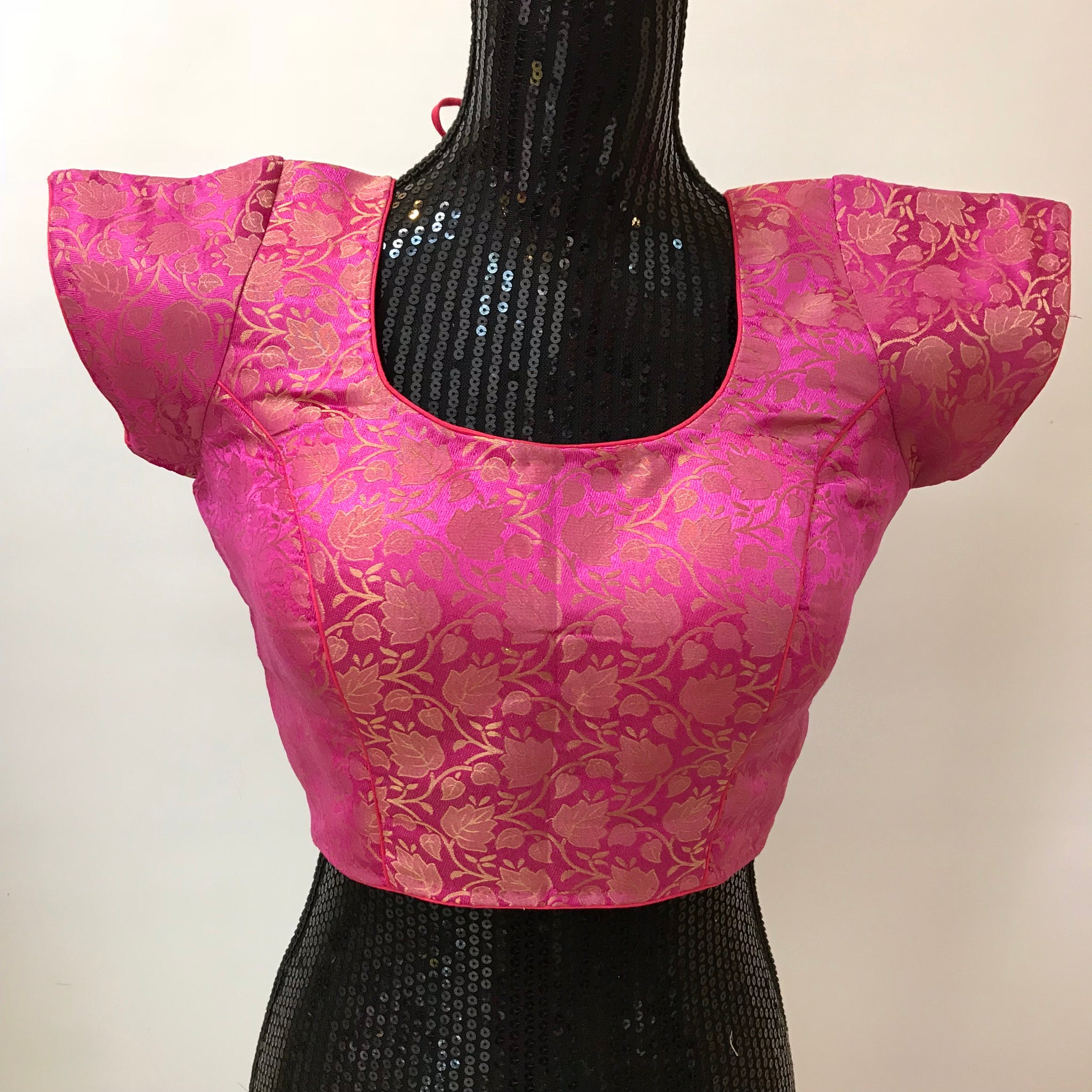 Silk Brocade Blouse