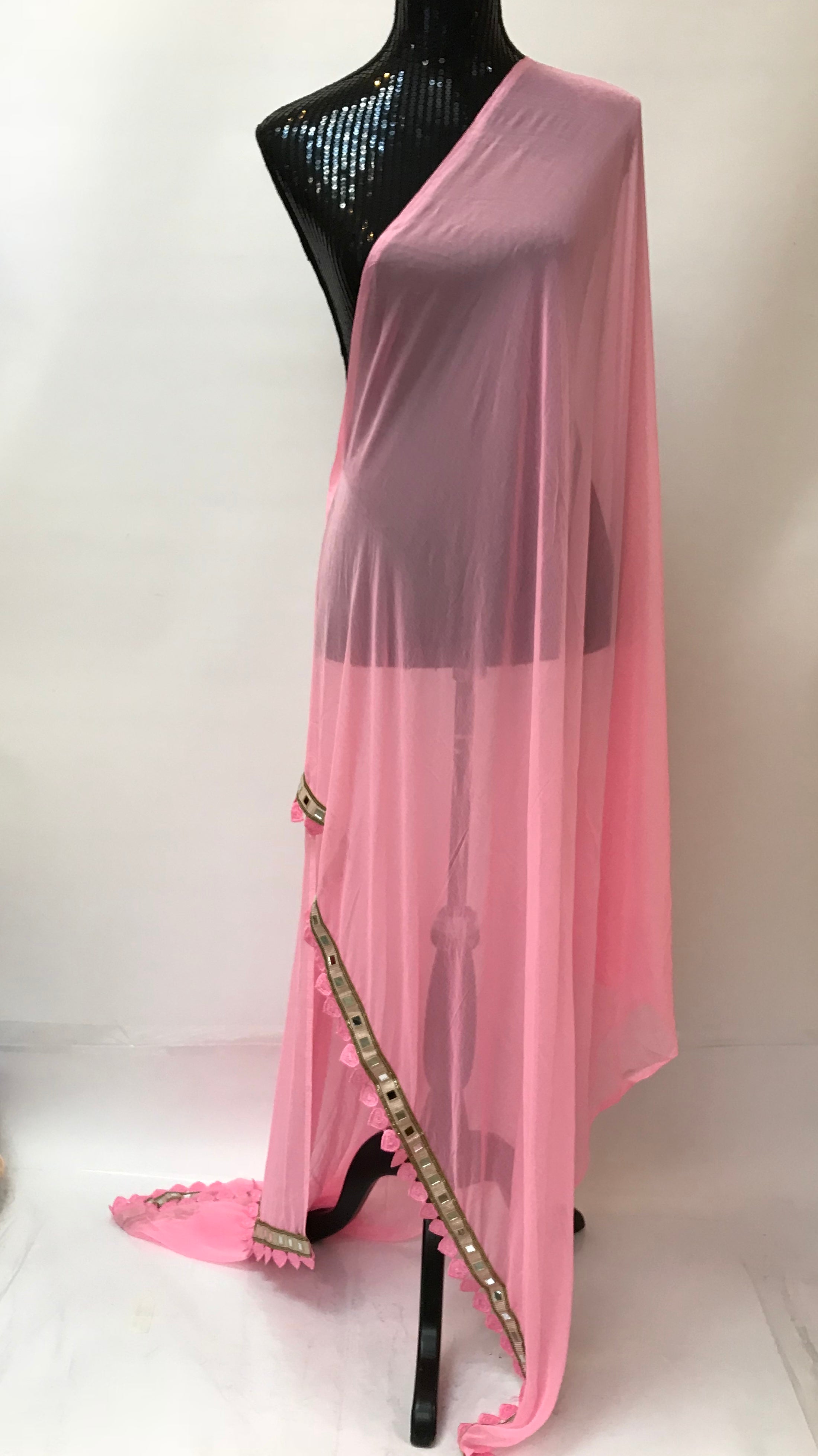 Chiffon Mirror Border Dupatta