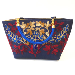 Silk Embroidered Handbags