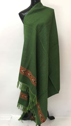 Kullu Handmade/Handloom Wool Shawl/Stole Large Wrap Scarf Throw/Woolen Blanket