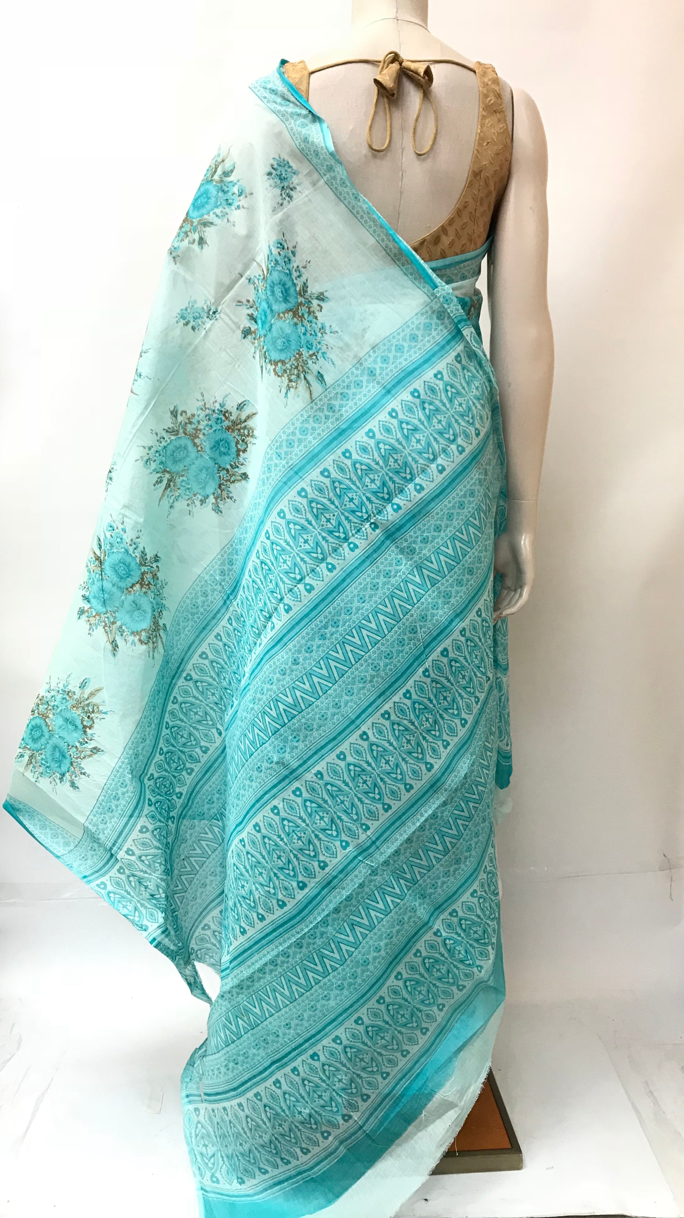 Printed Cotton Saree