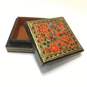 Hand Crafted Paper Mache Jewelry Box