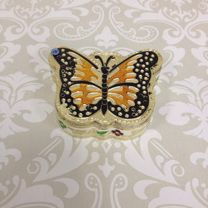 Butterfly shaped Meenakari Kumkum Box