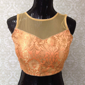 Party Wear Brocade Blouse - 1