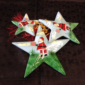 Paper Meche Christmas Ornaments - 3